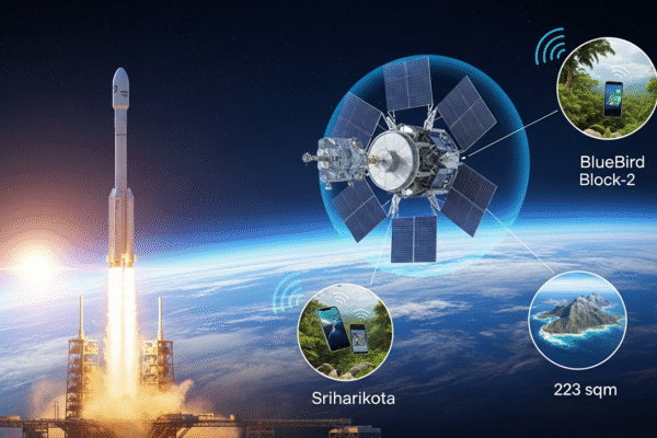 BlueBird Block-2 सैटेलाइट अंतरिक्ष में पहुंचा, बिना टावर 5G सेवाएं देगा