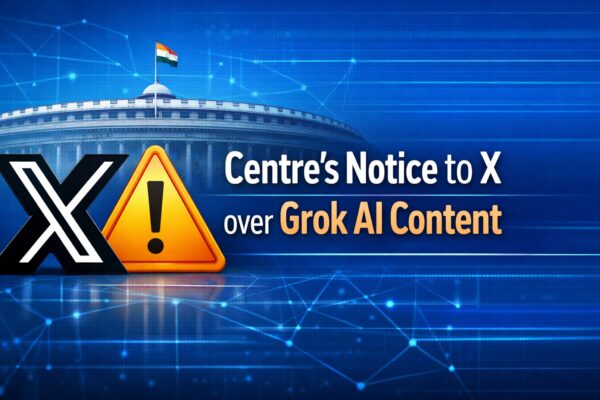 केंद्र ने X को Grok AI के जरिए बने अश्लील और यौन स्पष्ट कंटेंट को तुरंत हटाने का निर्देश दिया।