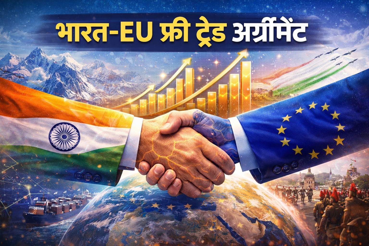 भारत-EU ऐतिहासिक व्यापार समझौता