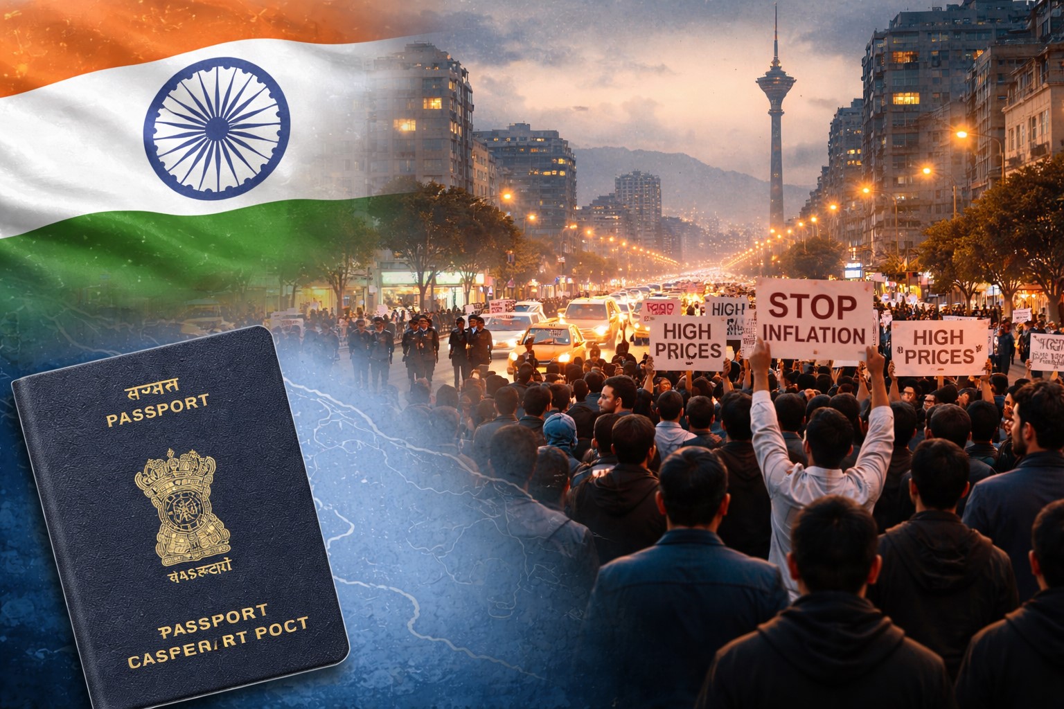 ईरान विरोध प्रदर्शनों के बीच भारत की नई ईरान यात्रा सलाह