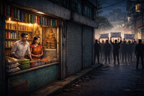 Bangladesh Unrest: बांग्लादेश में हिंदू अल्पसंख्यकों के खिलाफ बढ़ती हिंसा के खिलाफ प्रदर्शन