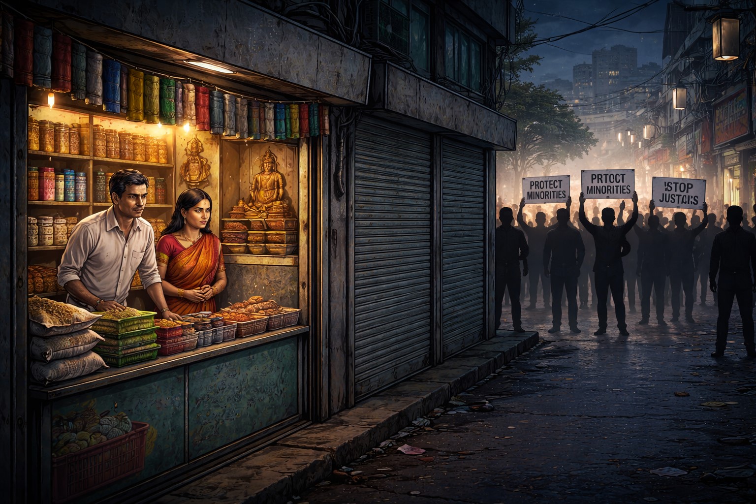 Bangladesh Unrest: बांग्लादेश में हिंदू अल्पसंख्यकों के खिलाफ बढ़ती हिंसा के खिलाफ प्रदर्शन