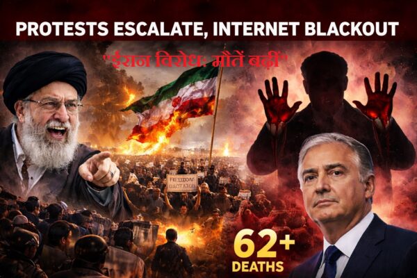 ईरान विरोध में प्रदर्शनकारी सड़कों पर, खामेनेई ट्रंप पर हमला बोलते हुए