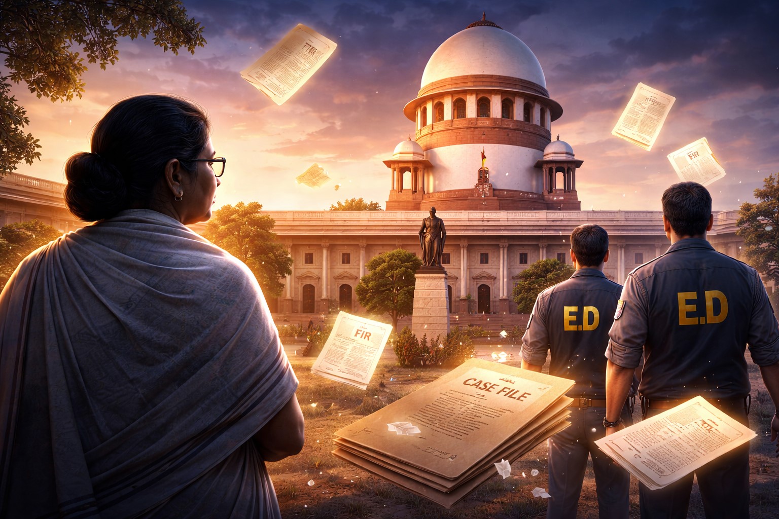 सुप्रीम कोर्ट का झटका: ममता बनर्जी सरकार पर ED FIR पर रोक