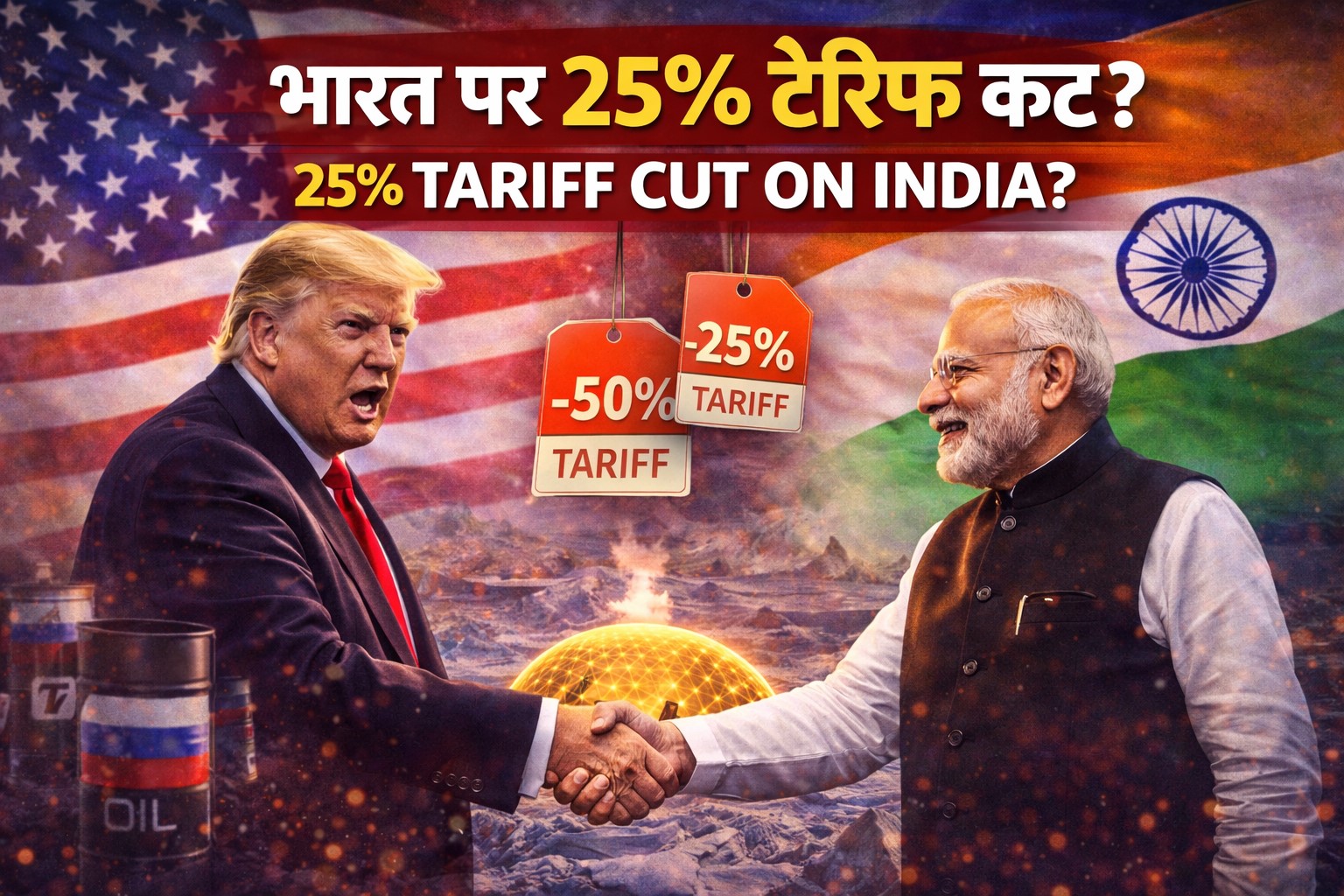 भारत-अमेरिका टैरिफ कट पर ट्रंप सहयोगी का बयान