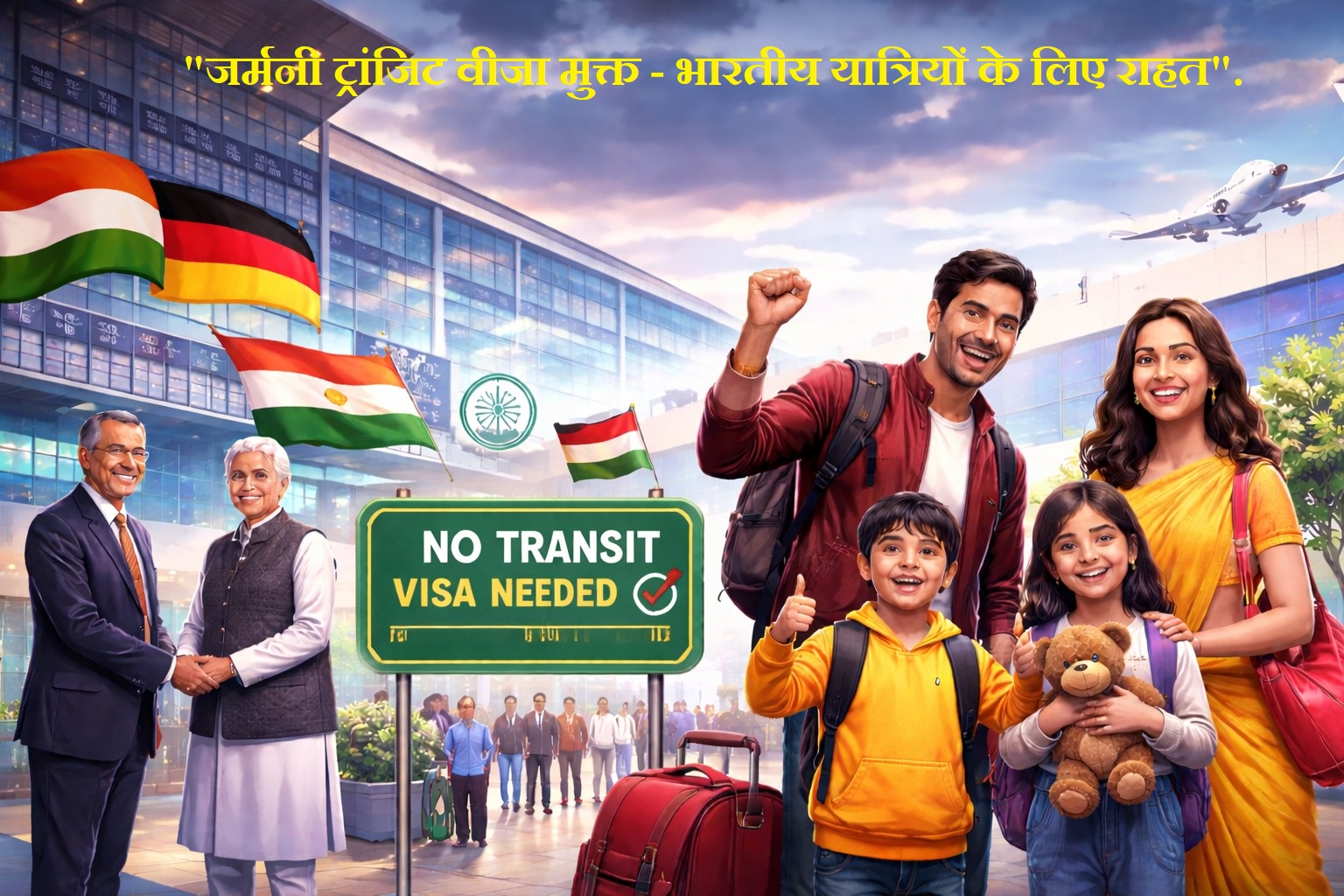 जर्मनी एयरपोर्ट पर अब ट्रांजिट वीजा की जरूरत नहीं