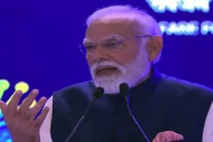 PM Modi at AI Impact Summit 2026 Presenting MANAV Vision