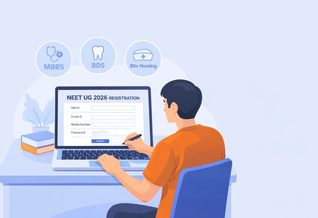 NEET UG Exam 2026 पंजीकरण neet.nta.nic.in पर शुरू, यहां जानें पूरा आवेदन प्रोसेस और फीस विवरण