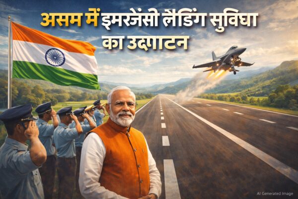 चीन सीमा के पास असम में नई इमरजेंसी लैंडिंग सुविधा का उद्घाटन