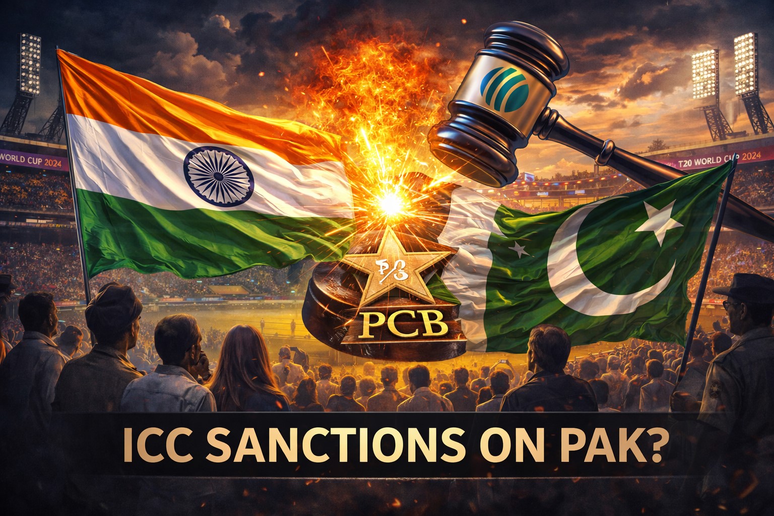 टी20 वर्ल्ड कप विवाद: पाक पर ICC के प्रतिबंधों का खतरा