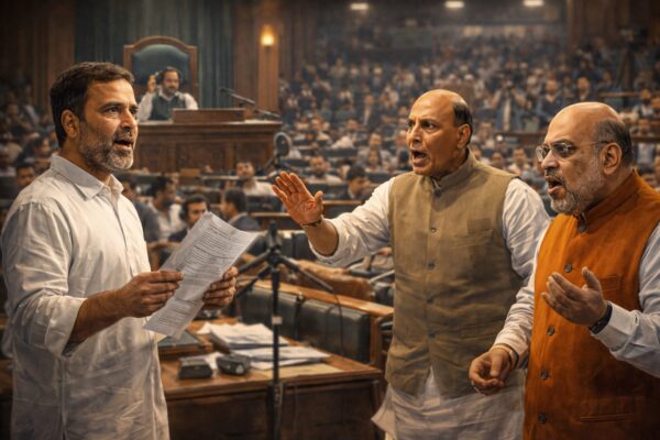 लोकसभा में unpublished memoir Four Stars of Destiny पर राजनीतिक टकराव