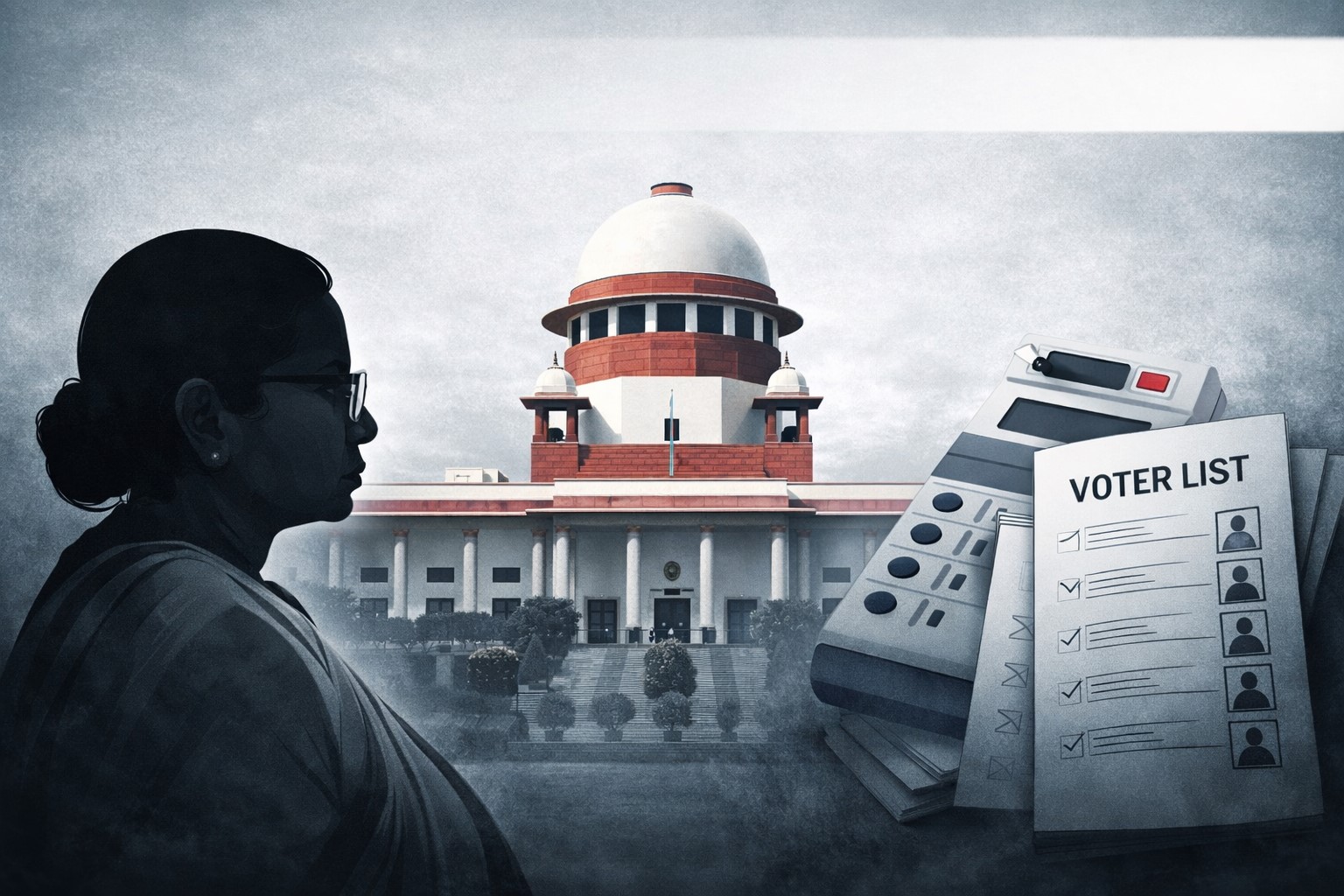 ममता बनर्जी बनाम चुनाव आयोग SIR पर सुप्रीम कोर्ट में सुनवाई