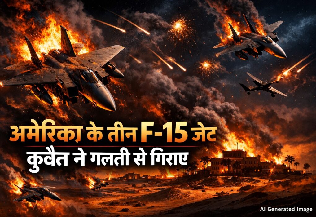 अमेरिका के तीन F-15 जेट कुवैत एयर डिफेंस ने गलती से गिराए, गल्फ तनाव