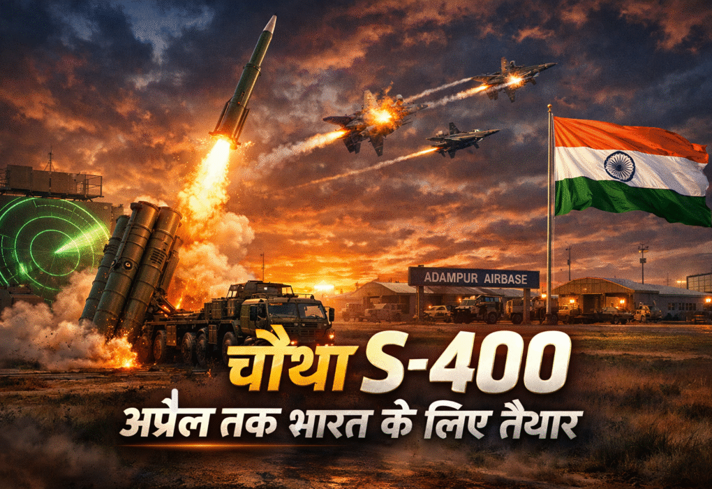 चौथा S-400 मिसाइल सिस्टम अप्रैल अंत तक भारत पहुंचेगा