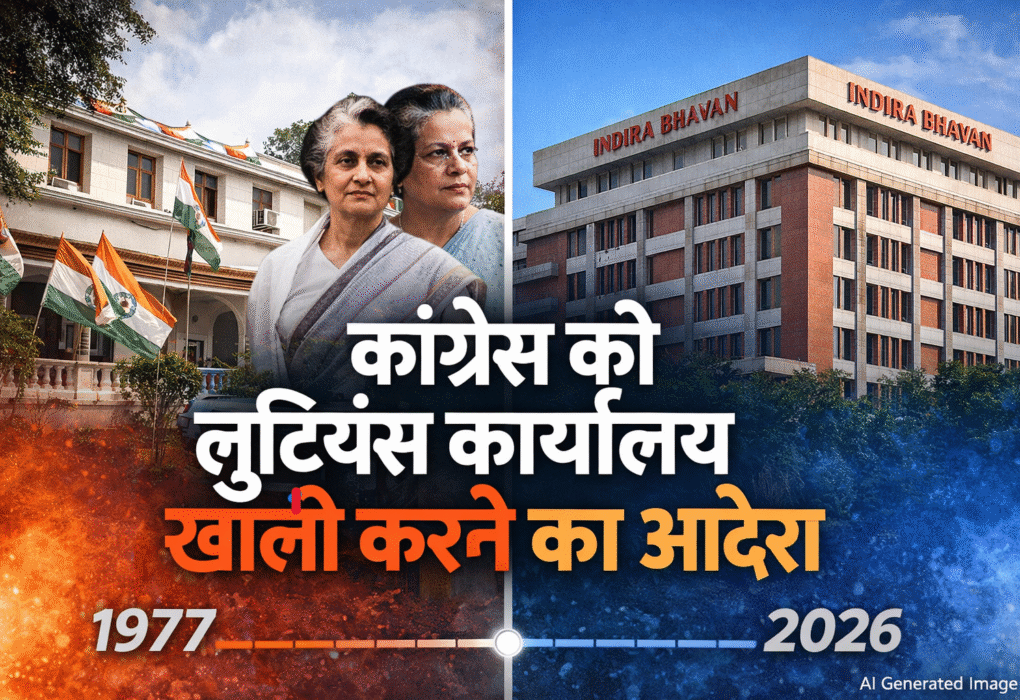 48 साल पुराना कांग्रेस मुख्यालय Akbar Road, अब खाली करने का आदेश।