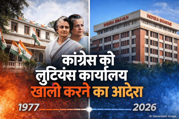 48 साल पुराना कांग्रेस मुख्यालय Akbar Road, अब खाली करने का आदेश।