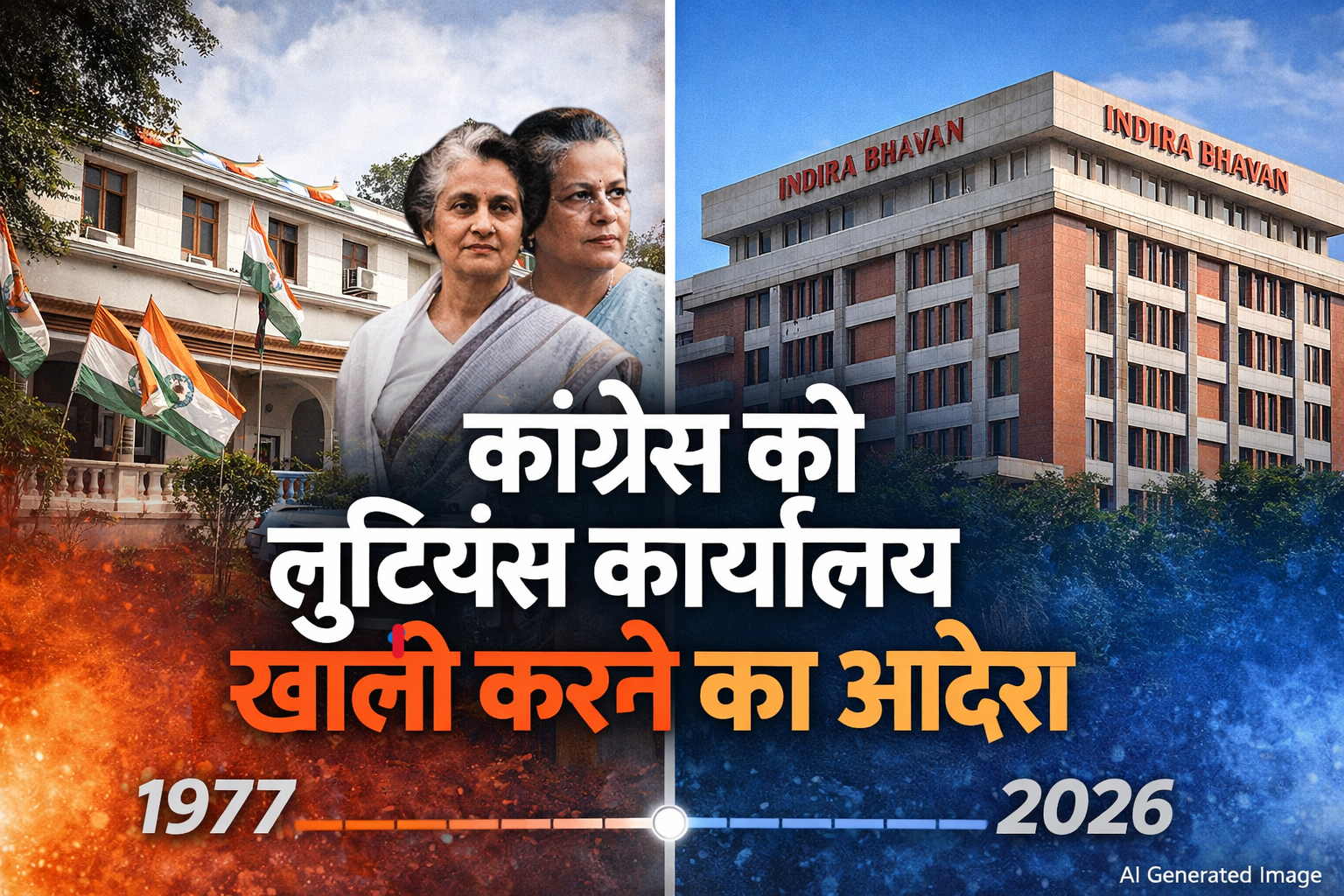 48 साल पुराना कांग्रेस मुख्यालय Akbar Road, अब खाली करने का आदेश।