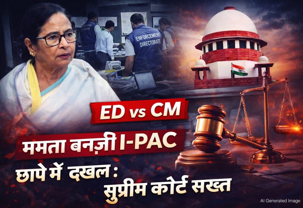 ममता बनर्जी I-PAC छापे में दखल पर सुप्रीम कोर्ट सख्त