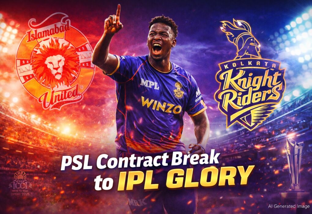 ब्लेसिंग मुजाराबानी KKR के लिए IPL 2026 में, PSL कॉन्ट्रैक्ट तोड़ने पर PCB नाराज