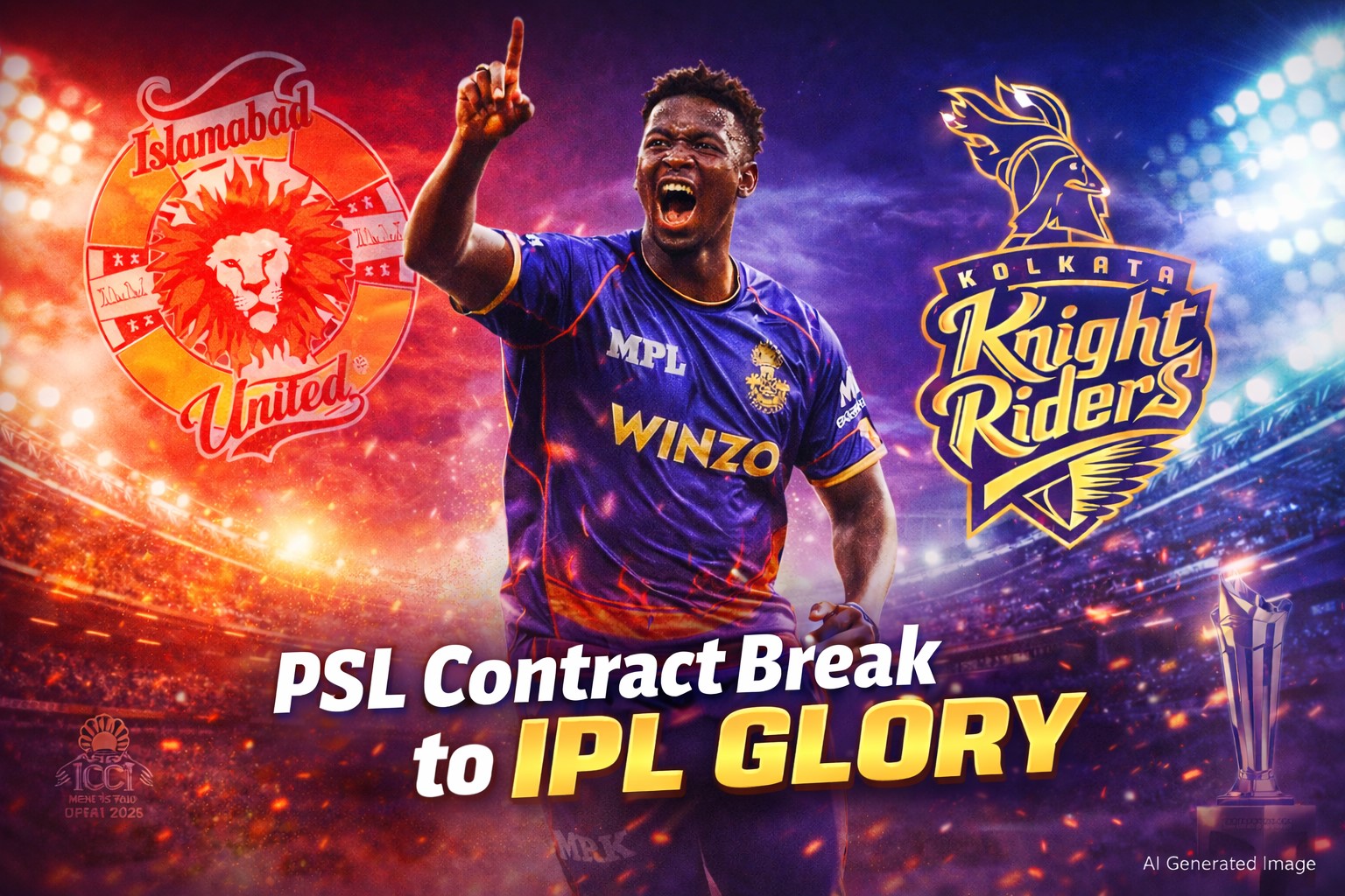 ब्लेसिंग मुजाराबानी KKR के लिए IPL 2026 में, PSL कॉन्ट्रैक्ट तोड़ने पर PCB नाराज