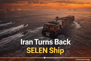 ईरान की IRGC नौसेना ने SELEN कंटेनर जहाज को लौटाया