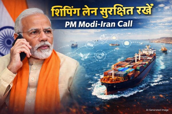 पीएम मोदी और ईरान राष्ट्रपति मसूद पेजेश्कियन की फोन वार्ता: शिपिंग लेनों की सुरक्षा पर जोर।