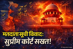 चीफ जस्टिस सूर्या कांत की अगुवाई वाली बेंच ने मतदाता सूची विवाद पर सख्त रुख अपनाया।